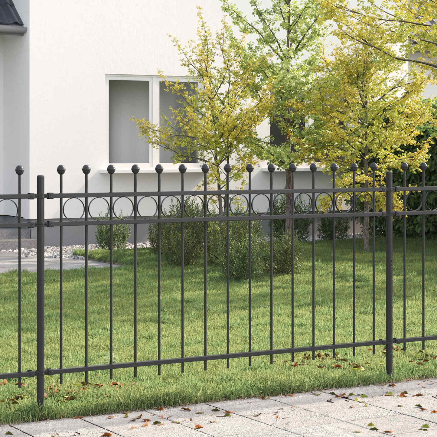Recinzione a Cerchio TILBURG Nero | homemem39