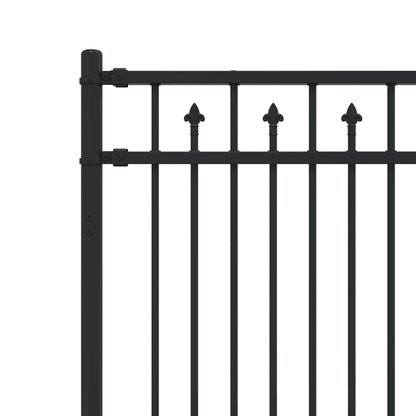 Recinzione a picchetto BAARLO Nero | homemem39