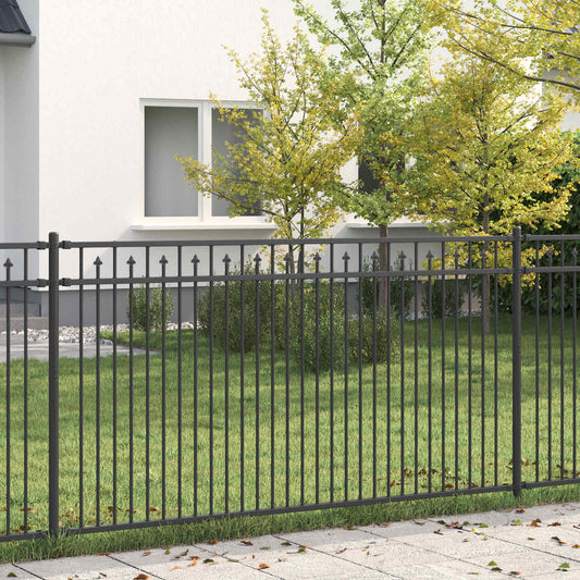 Recinzione a picchetto BAARLO Nero | homemem39