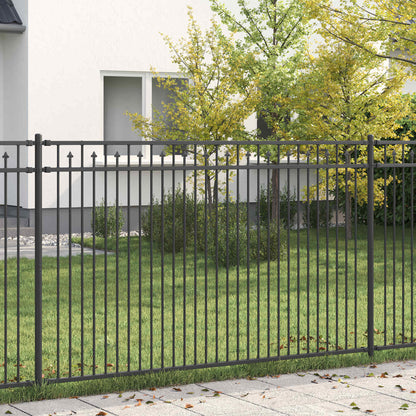 Recinzione a picchetto BAARLO Nero | homemem39