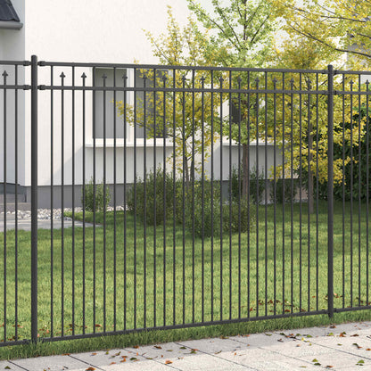 Recinzione a picchetto BAARLO Nero | homemem39