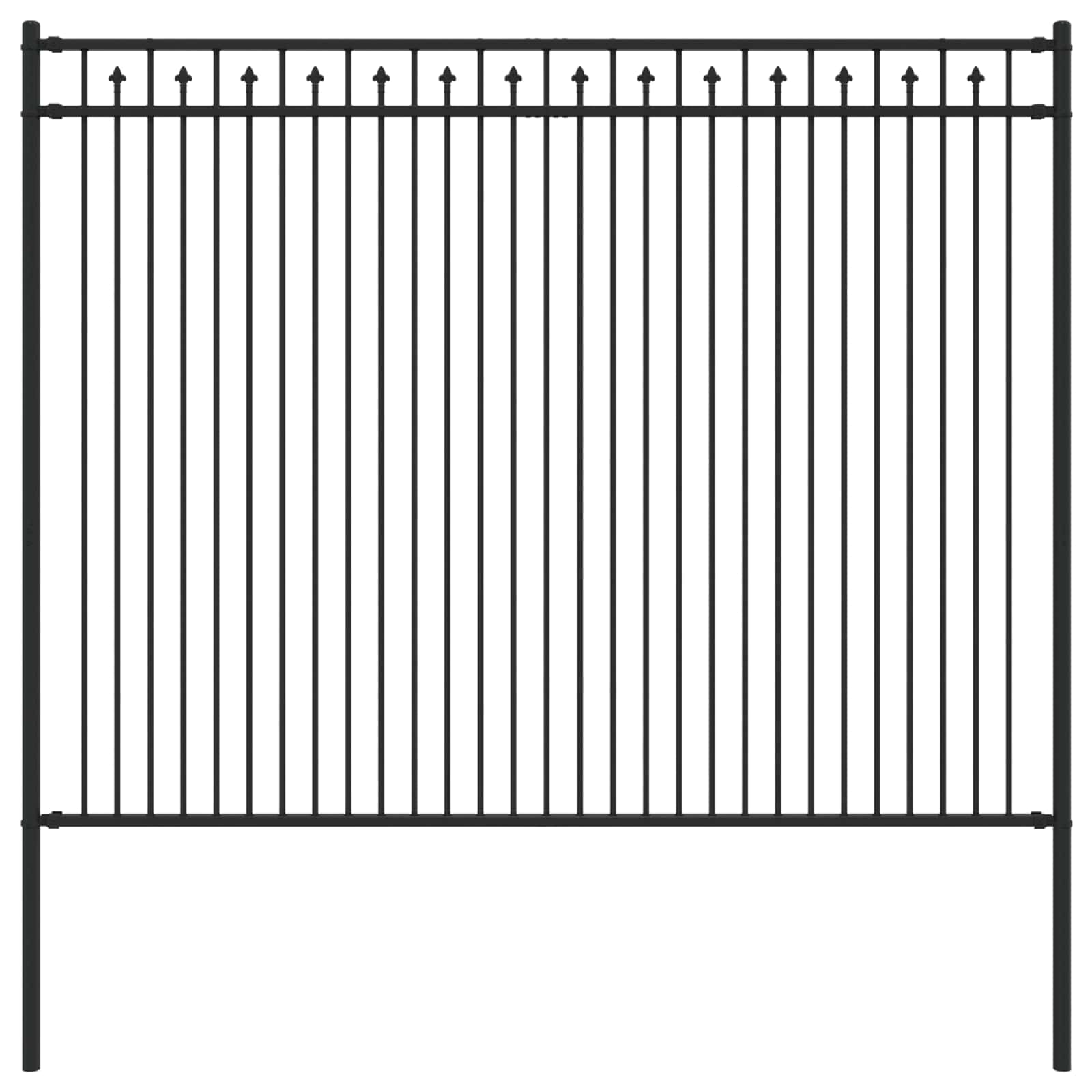 Recinzione a picchetto BAARLO Nero | homemem39
