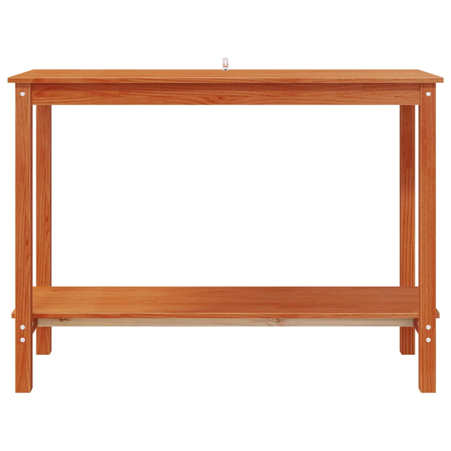 Tavolo consolle con lo scaffale Marrone Cera 110 x 40 x 80 cm | homemem39