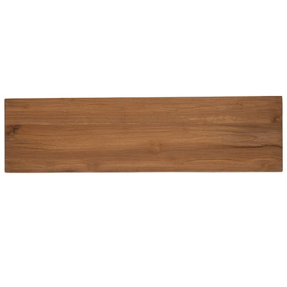 Mobile TV 110 x 30 x 40 cm Naturale Legno di teak solido