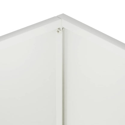 Vaso da giardino 2 pz Bianco 20 x 20 x 20 cm | homemem39