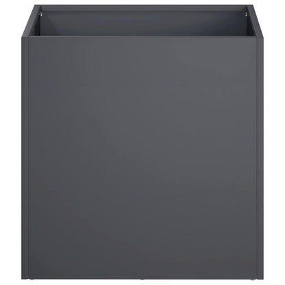 Vaso da giardino Antracite 20 x 20 x 20 cm | homemem39