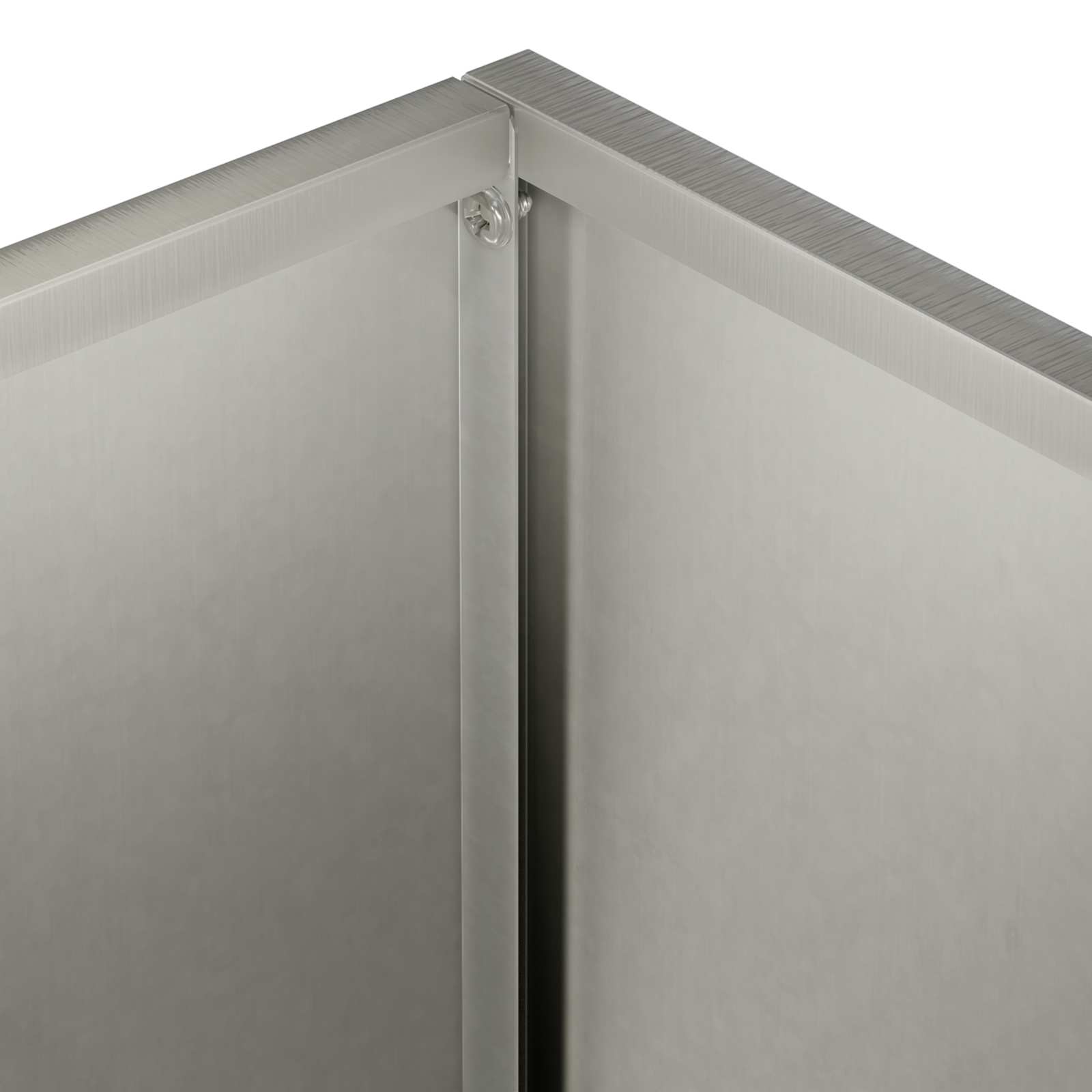 Vaso da giardino Argento 20 x 20 x 20 cm Acciaio Inox | homemem39