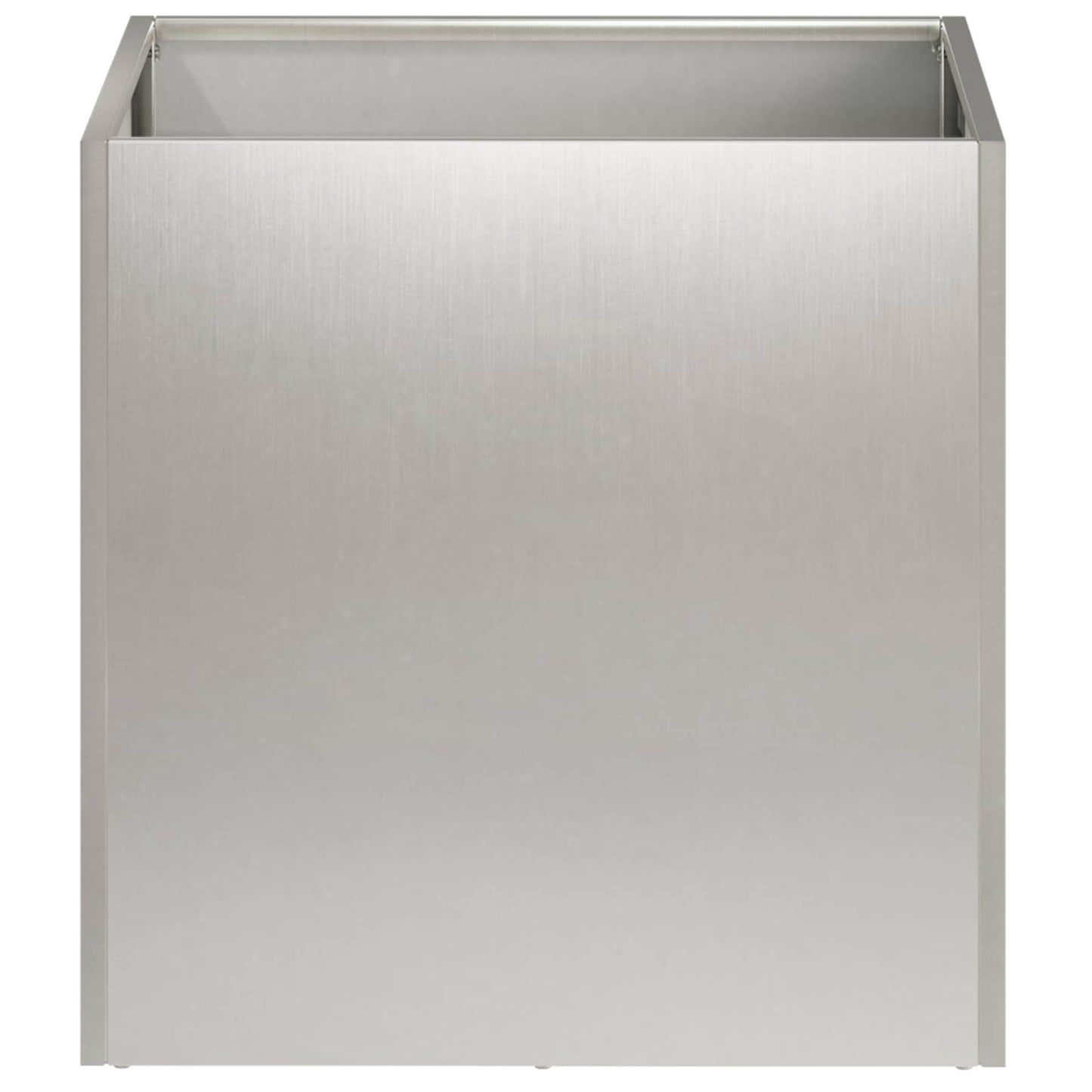 Vaso da giardino Argento 20 x 20 x 20 cm Acciaio Inox | homemem39
