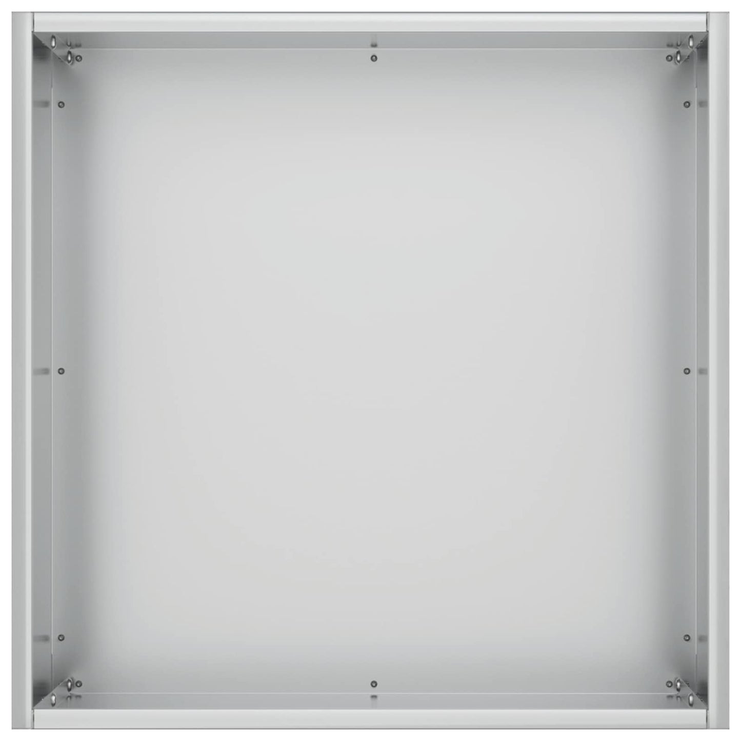 Vaso da giardino Argento 20 x 20 x 20 cm Acciaio zincato