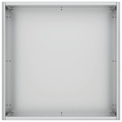 Vaso da giardino Argento 20 x 20 x 20 cm Acciaio zincato