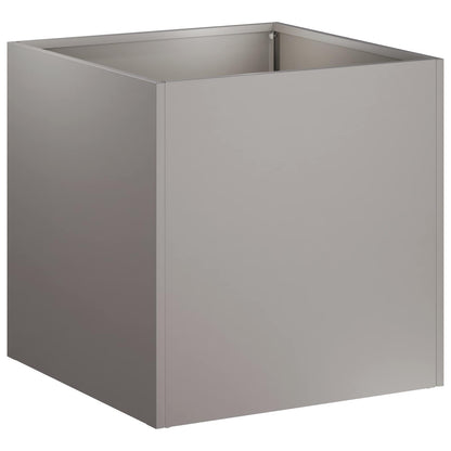 Vaso da giardino 2 pz Ruggine 35 x 35 x 35 cm Acciaio Corten | homemem39