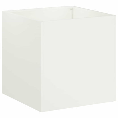 Vaso da giardino Bianco 45 x 45 x 45 cm