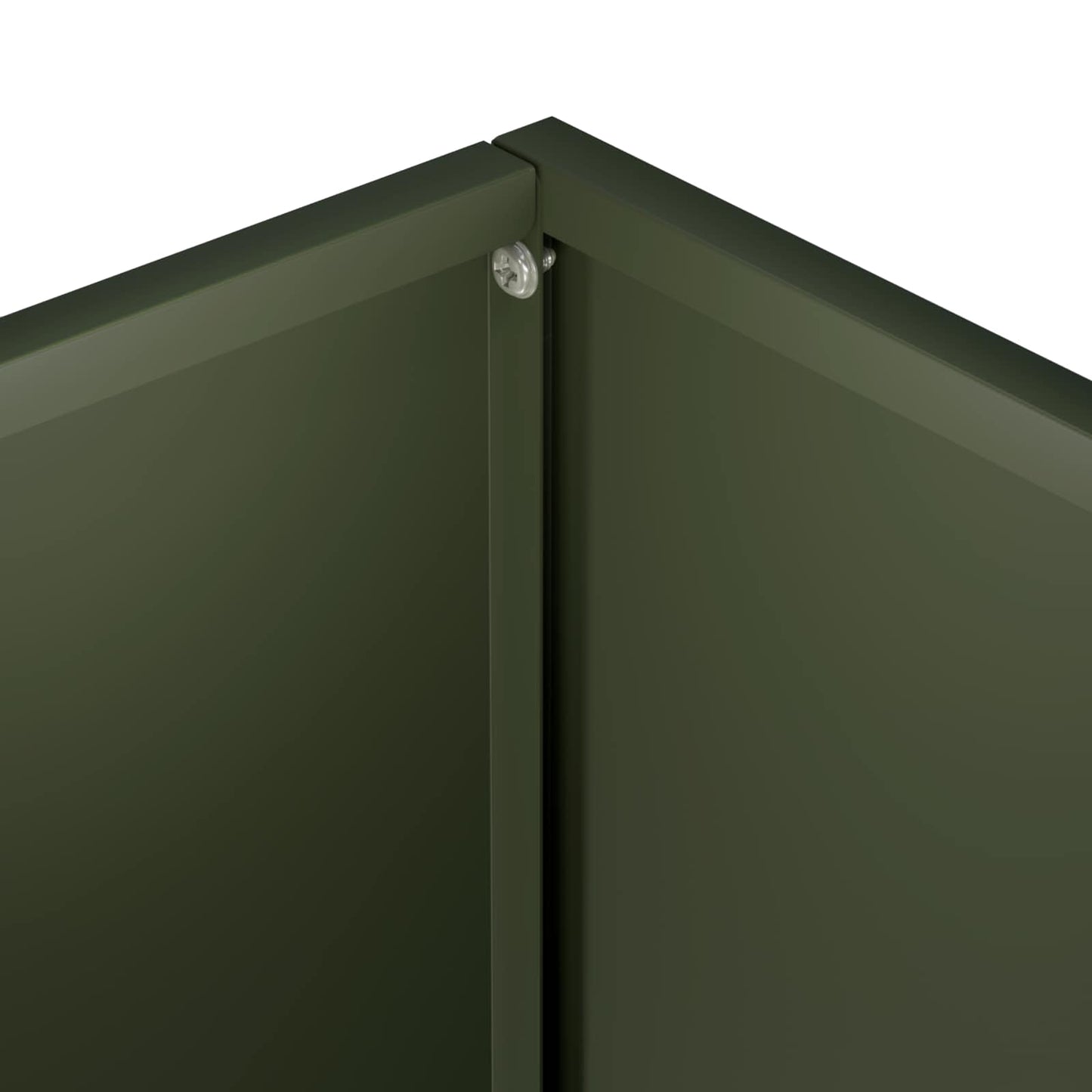 Vaso da giardino 2 pz Verde Oliva 45 x 45 x 45 cm | homemem39