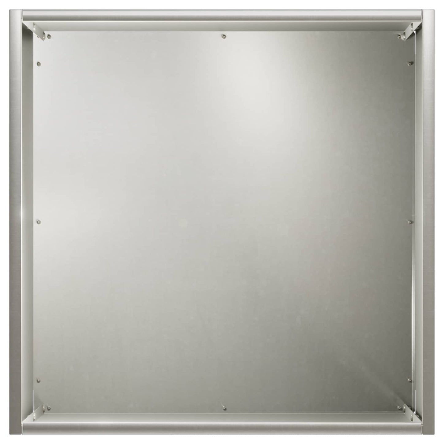 Vaso da giardino Argento 45 x 45 x 45 cm Acciaio Inox | homemem39