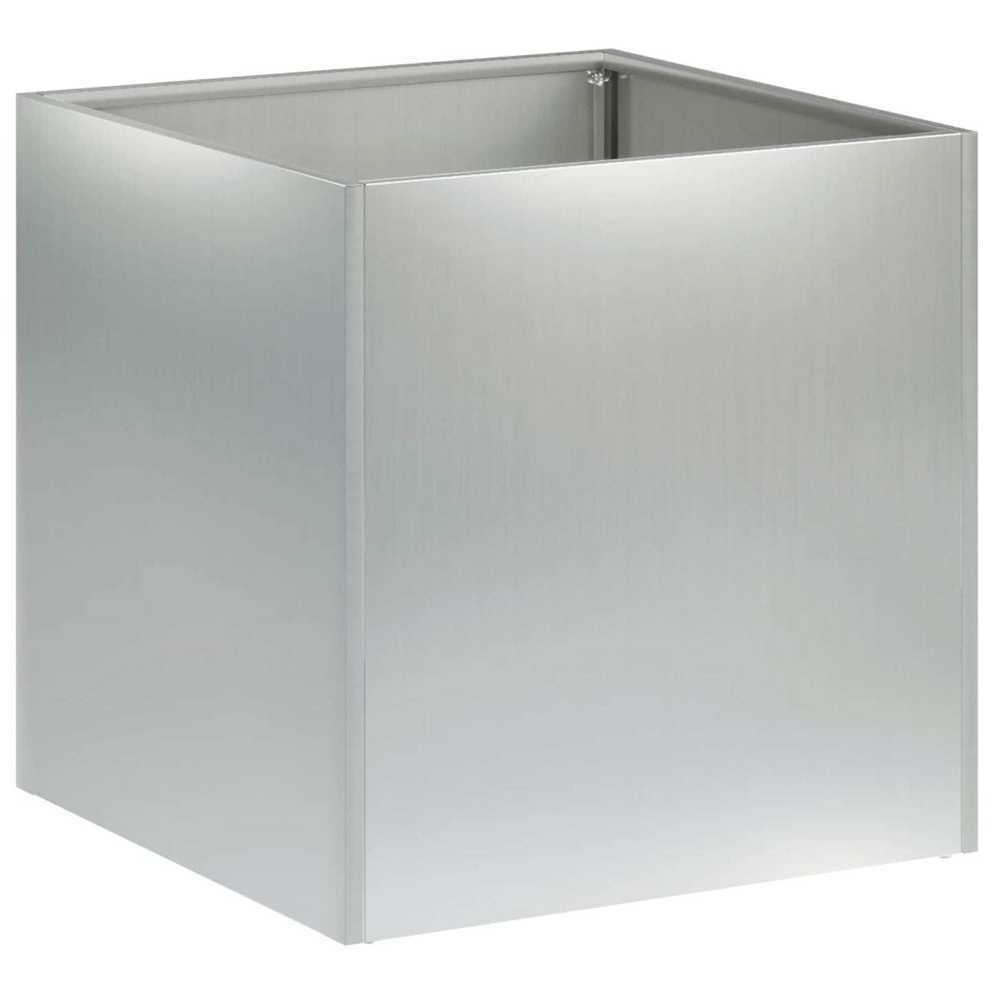 Vaso da giardino Argento 45 x 45 x 45 cm Acciaio zincato