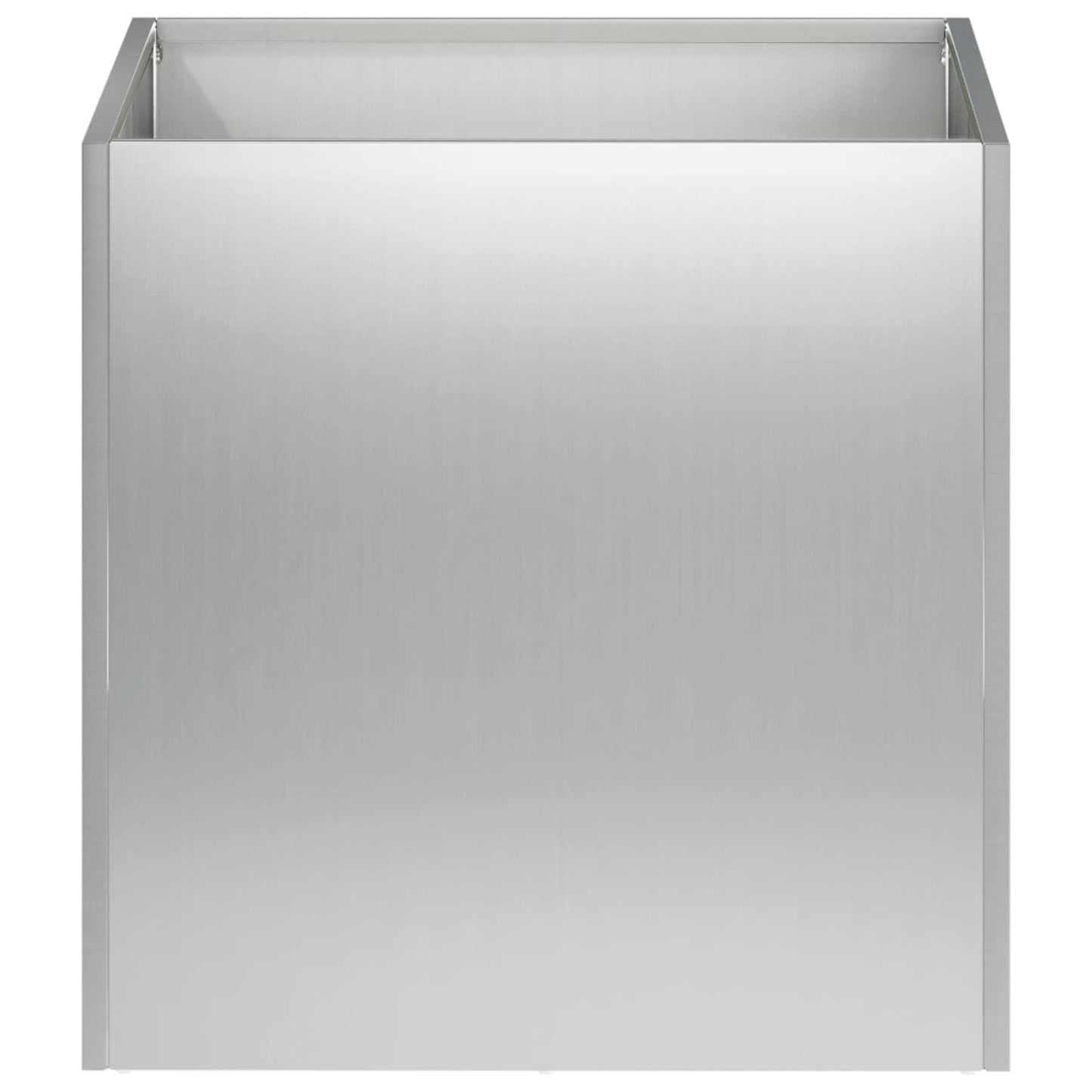 Vaso da giardino Argento 45 x 45 x 45 cm Acciaio zincato