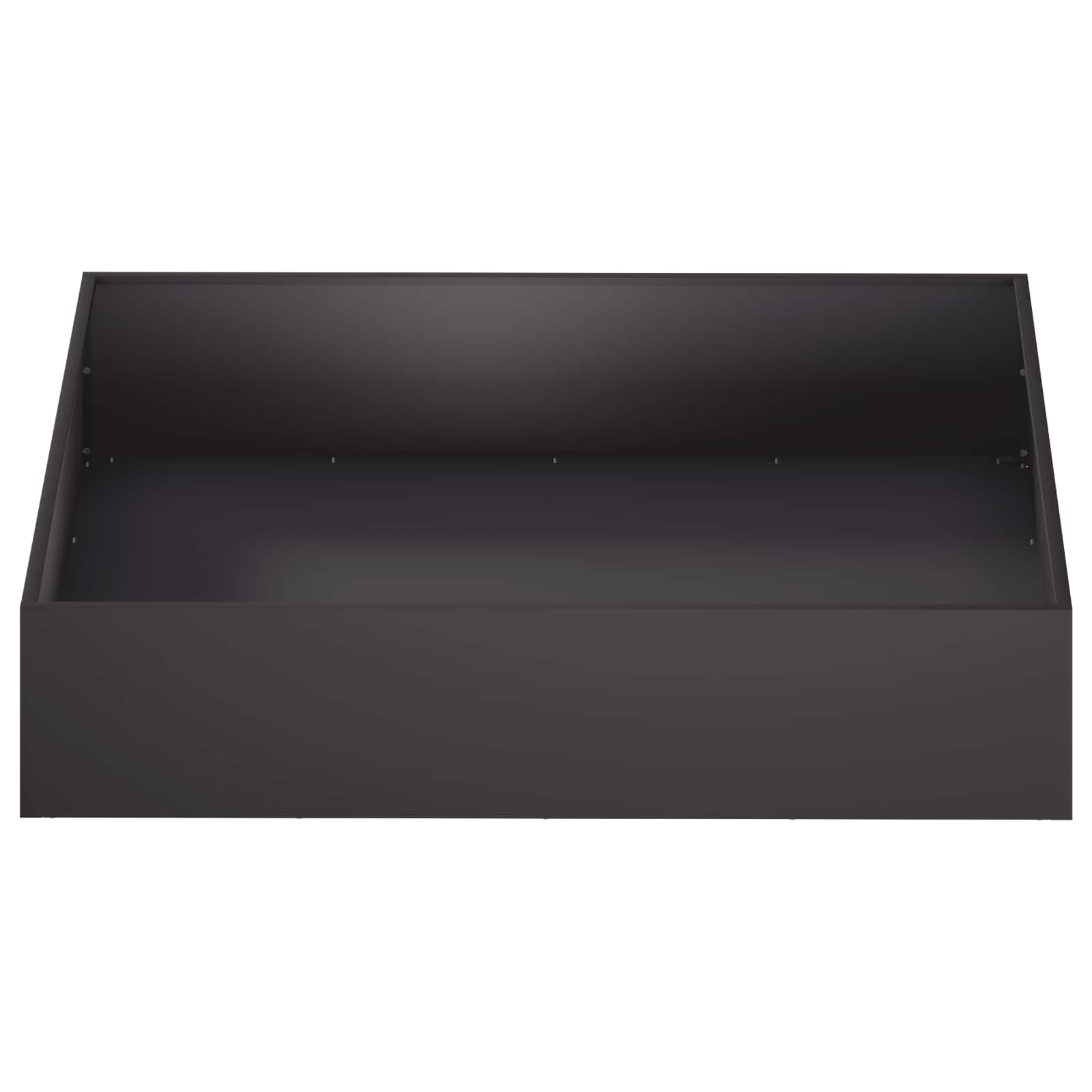 Vaso da giardino Nero 80 x 80 x 20 cm Acciaio laminato a freddo | homemem39