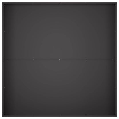 Vaso da giardino Nero 80 x 80 x 20 cm Acciaio laminato a freddo | homemem39