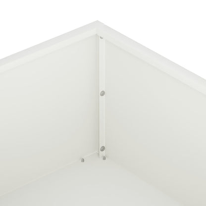 Vaso da giardino 2 pz Bianco 80 x 80 x 20 cm | homemem39