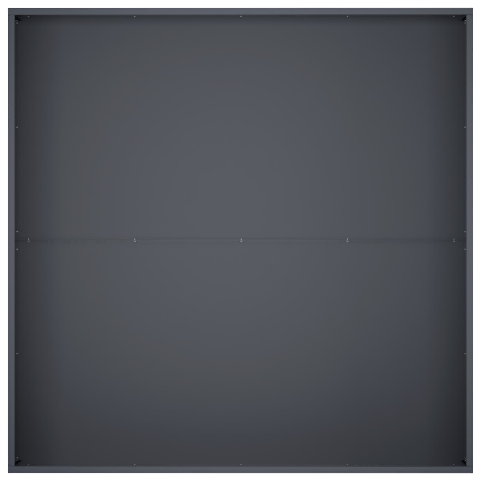 Vaso da giardino Antracite 80 x 80 x 20 cm | homemem39
