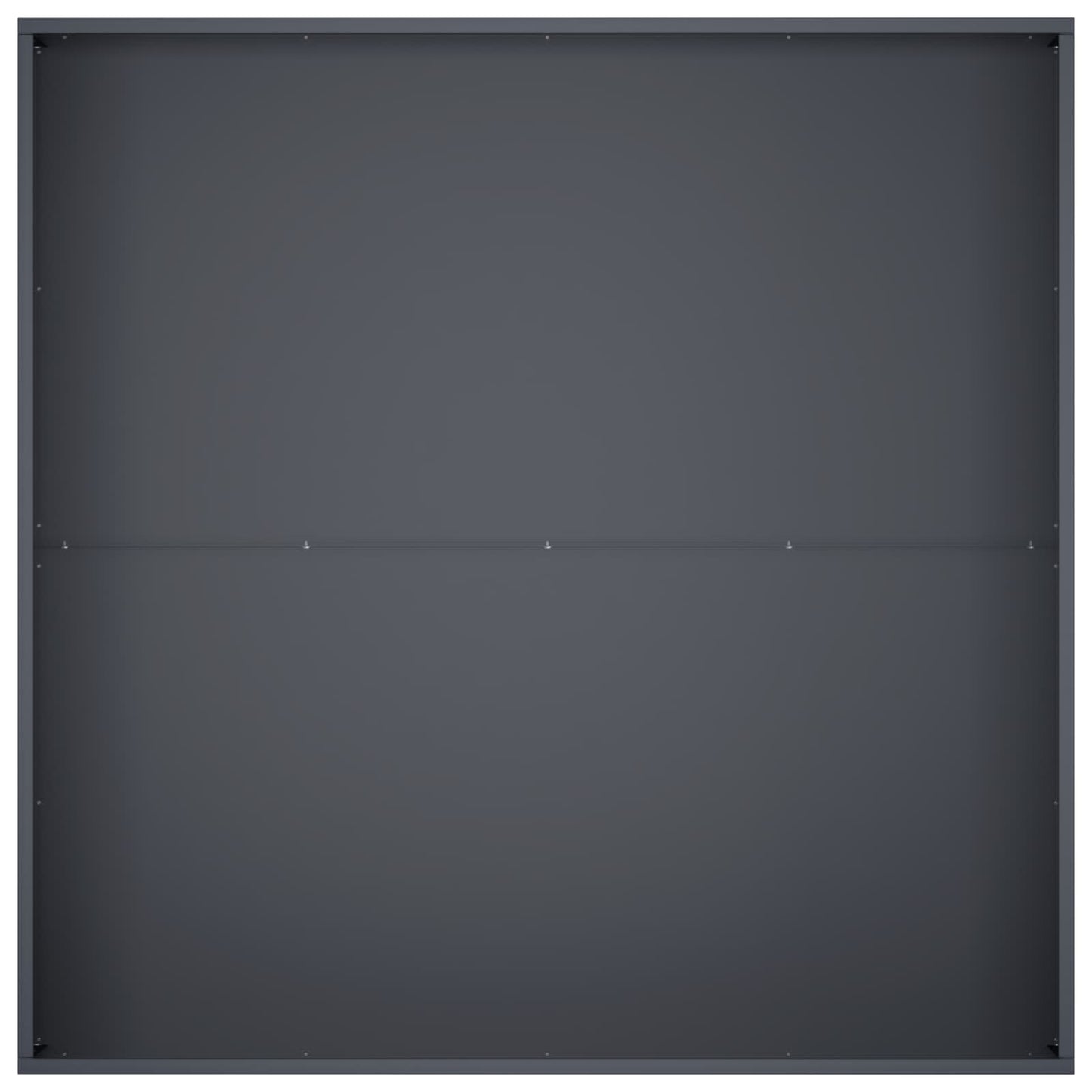 Vaso da giardino 2 pz Antracite 80 x 80 x 20 cm | homemem39