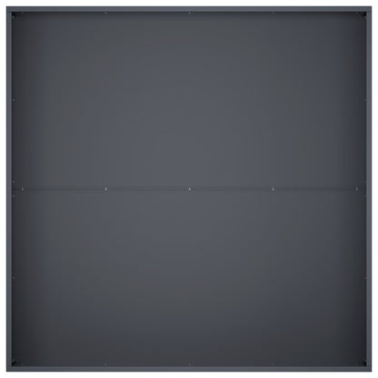 Vaso da giardino 2 pz Antracite 80 x 80 x 20 cm | homemem39