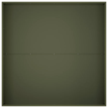 Vaso da giardino 2 pz Verde Oliva 80 x 80 x 20 cm | homemem39