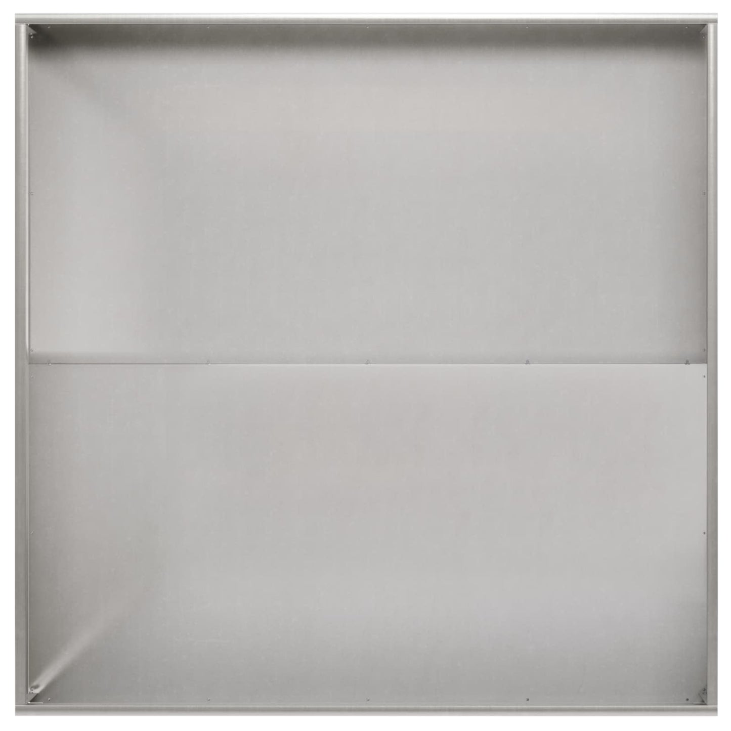 Vaso da giardino Argento 80 x 80 x 20 cm Acciaio Inox | homemem39