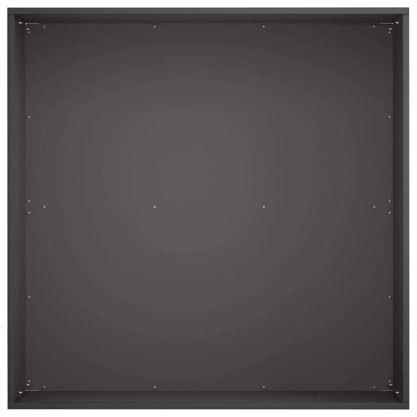 Vaso da giardino Nero 40 x 40 x 30 cm Acciaio laminato a freddo | homemem39