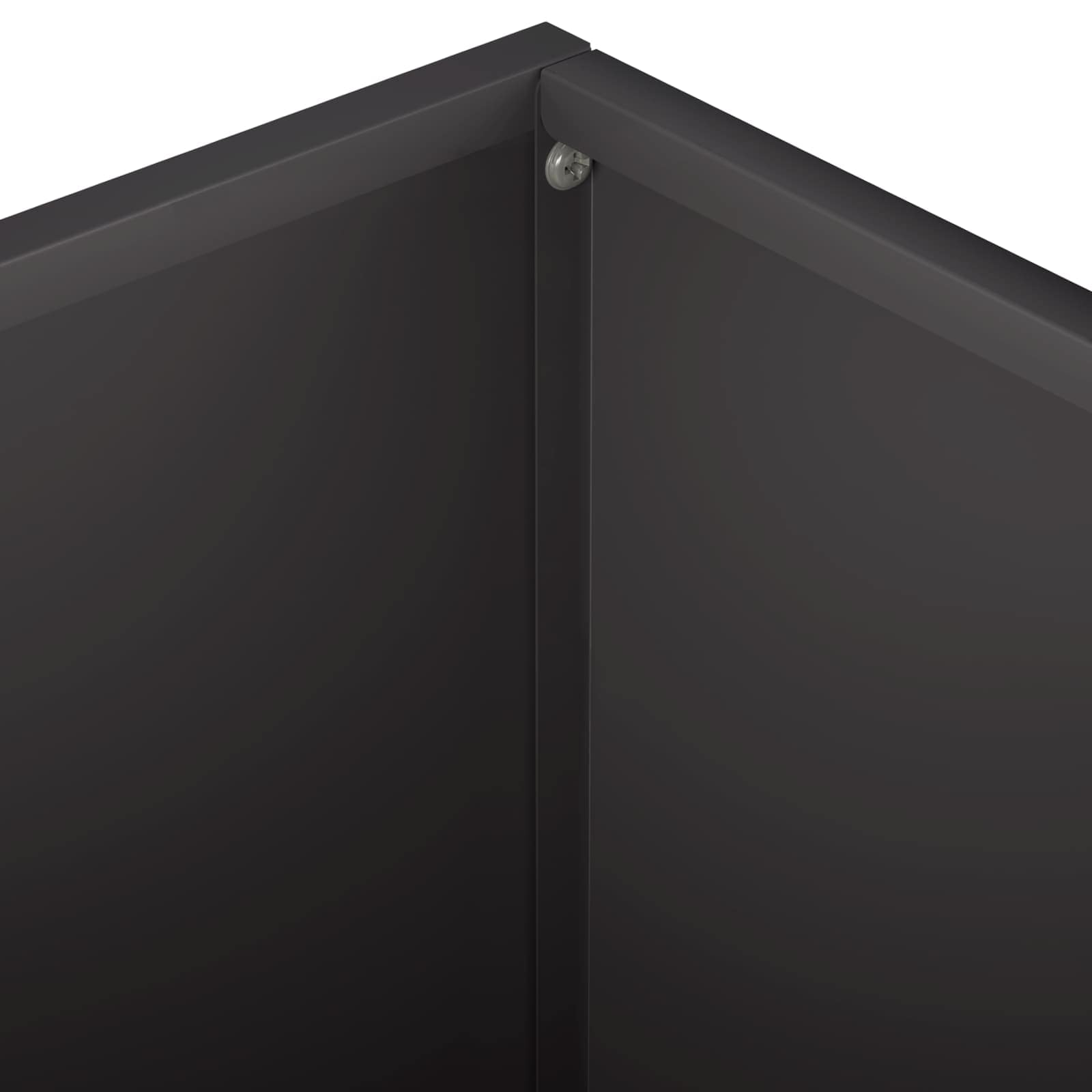 Vaso da giardino 2 pz Nero 40 x 40 x 30 cm | homemem39