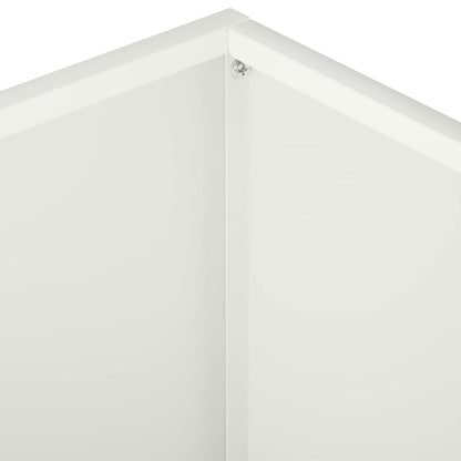 Vaso da giardino 2 pz Bianco 40 x 40 x 30 cm | homemem39