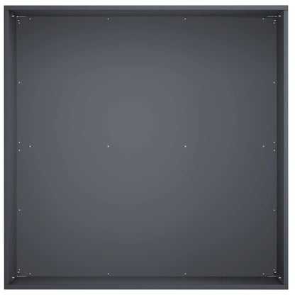 Vaso da giardino 2 pz Antracite 40 x 40 x 30 cm | homemem39