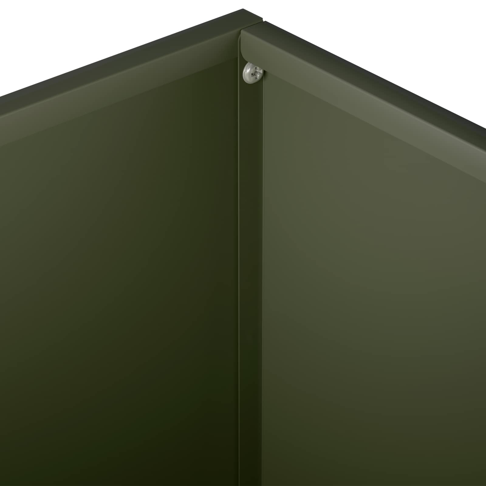Vaso da giardino 2 pz Verde Oliva 40 x 40 x 30 cm | homemem39