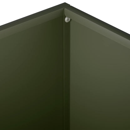Vaso da giardino 2 pz Verde Oliva 40 x 40 x 30 cm | homemem39