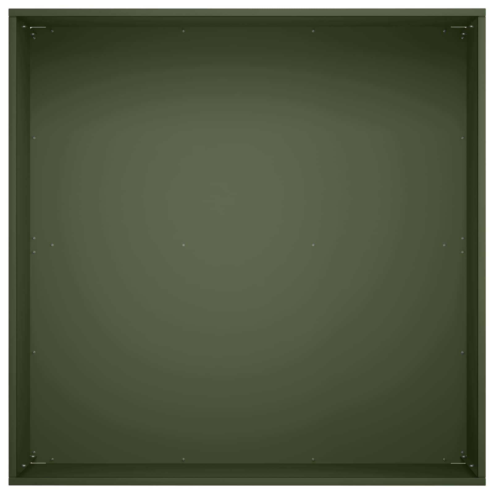 Vaso da giardino 2 pz Verde Oliva 40 x 40 x 30 cm | homemem39