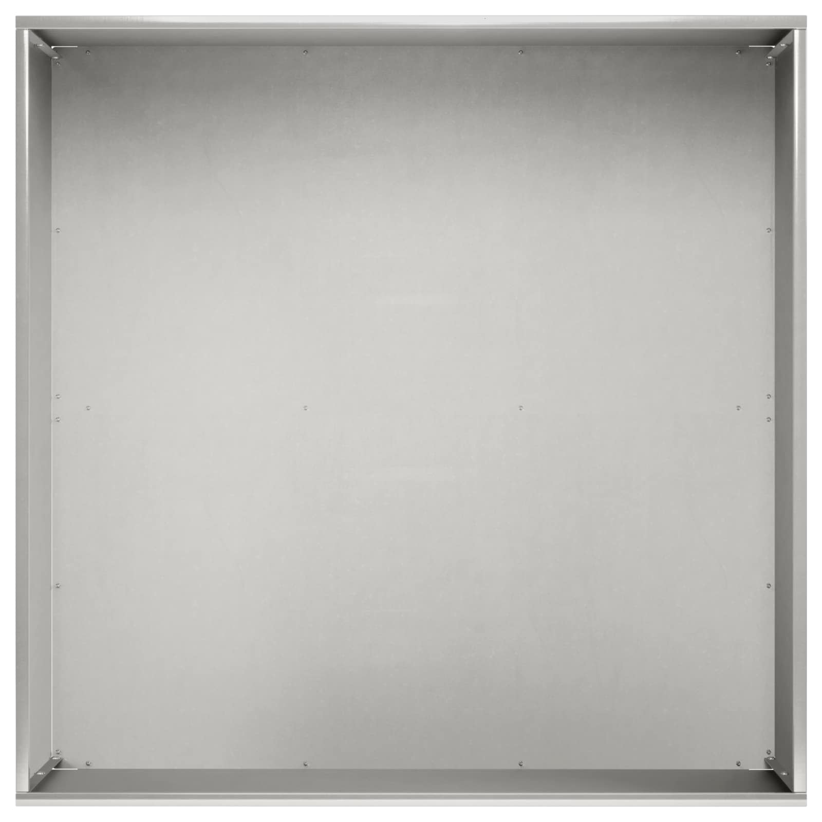 Vaso da giardino Argento 40 x 40 x 30 cm Acciaio Inox | homemem39