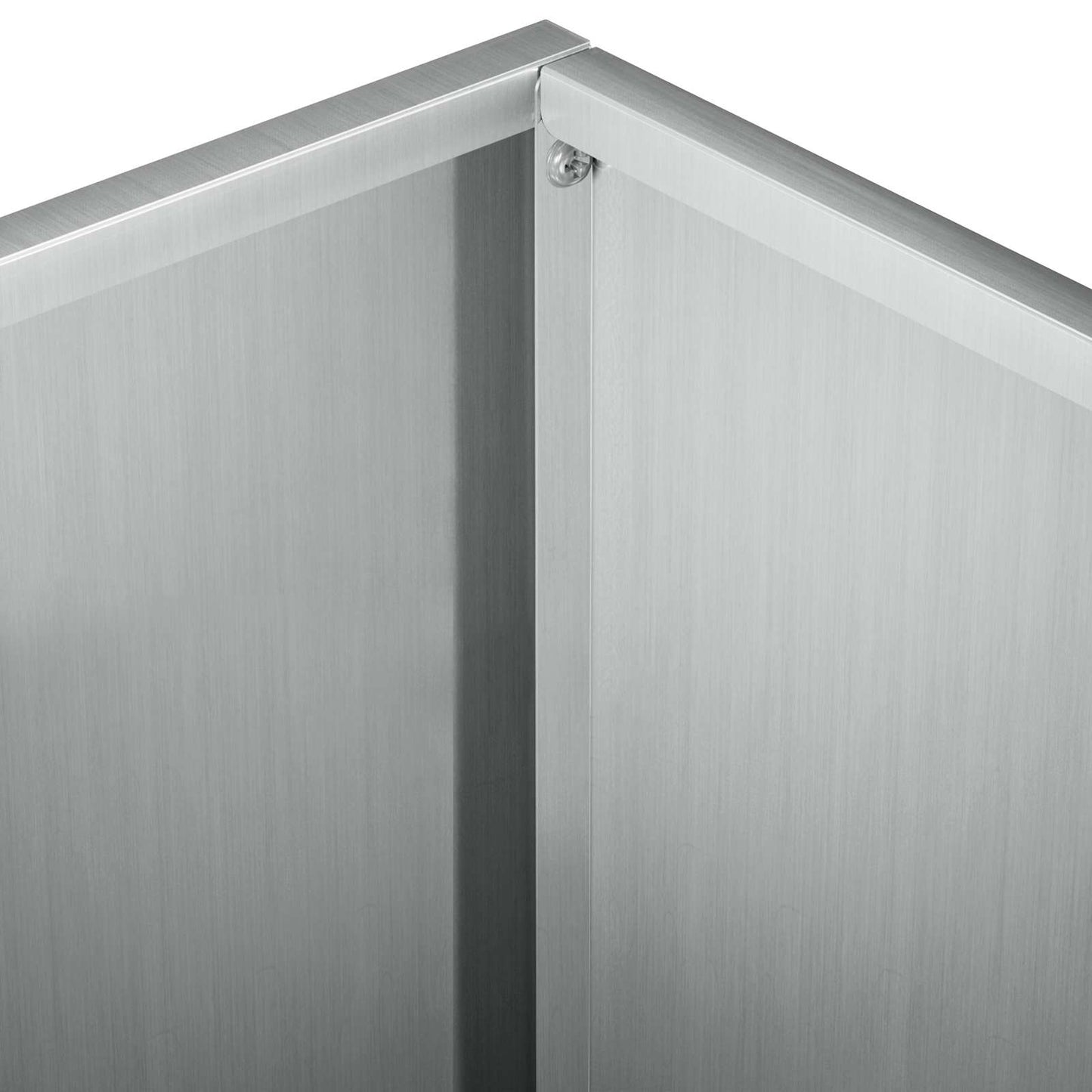 Vaso da giardino 2 pz Argento 40 x 40 x 30 cm Acciaio zincato | homemem39