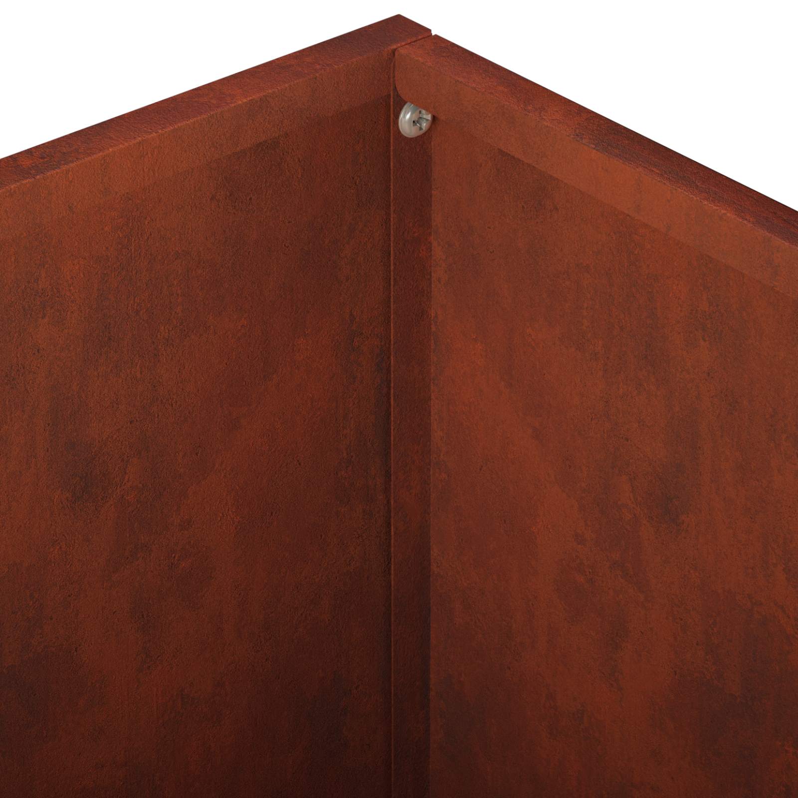 Vaso da giardino Ruggine 40 x 40 x 30 cm Acciaio Corten | homemem39