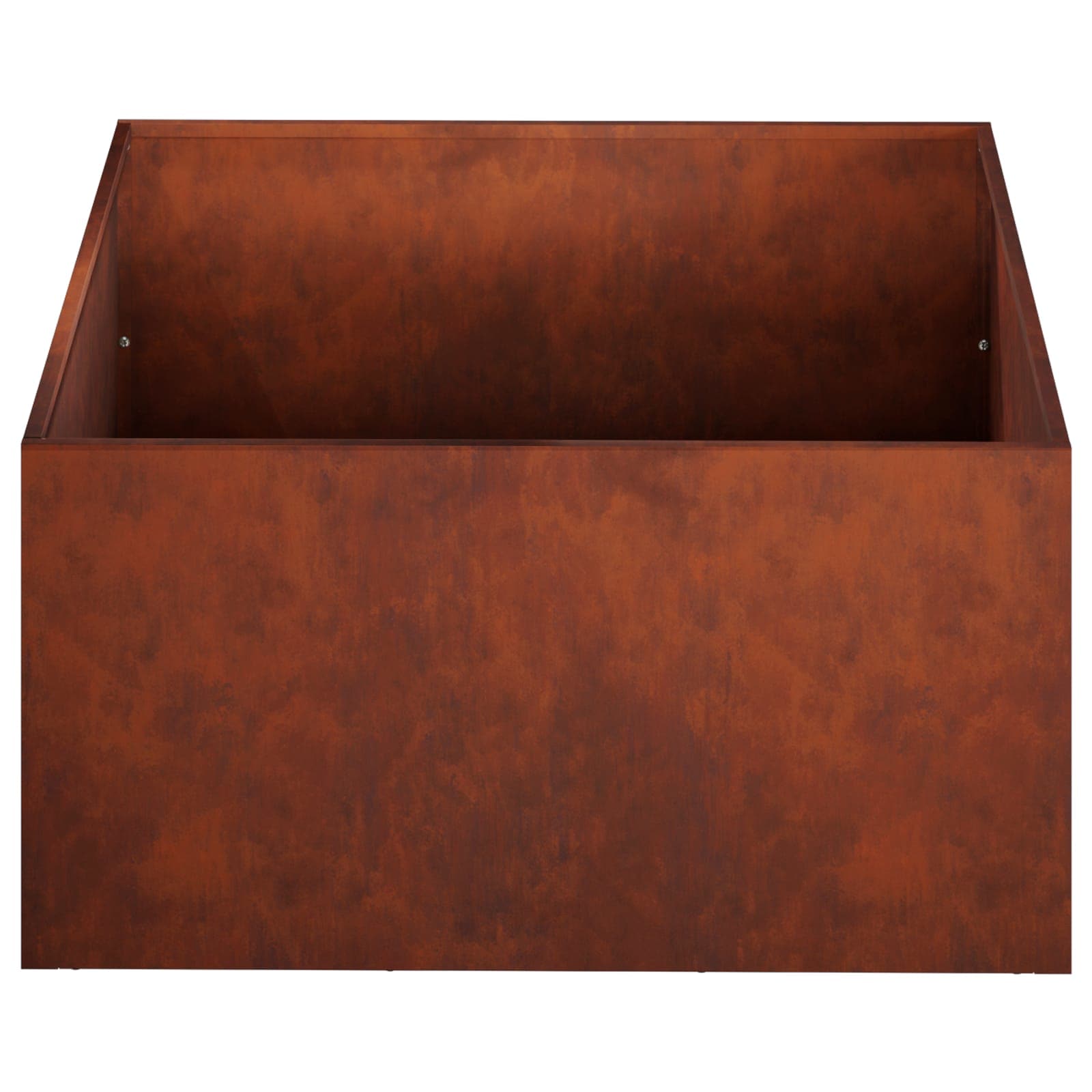 Vaso da giardino 2 pz Ruggine 40 x 40 x 30 cm Acciaio Corten | homemem39