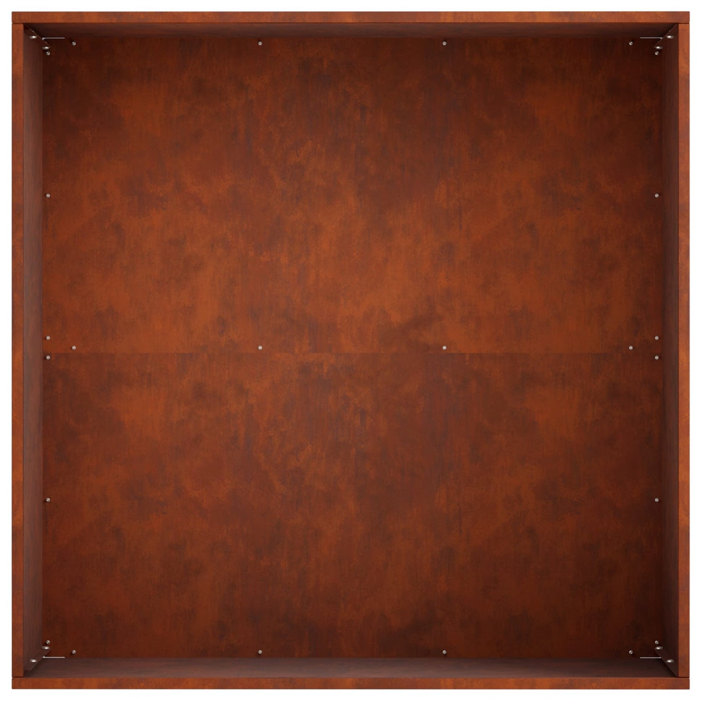 Vaso da giardino 2 pz Ruggine 40 x 40 x 30 cm Acciaio Corten | homemem39