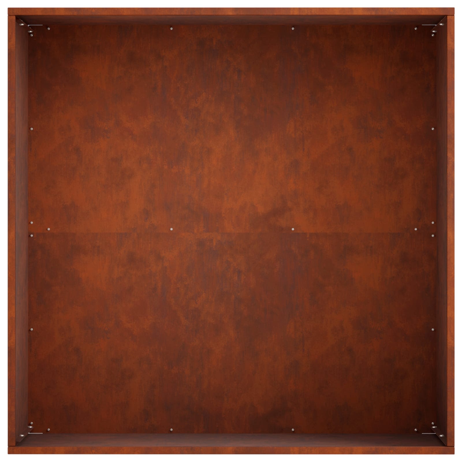 Vaso da giardino 2 pz Ruggine 40 x 40 x 30 cm Acciaio Corten | homemem39