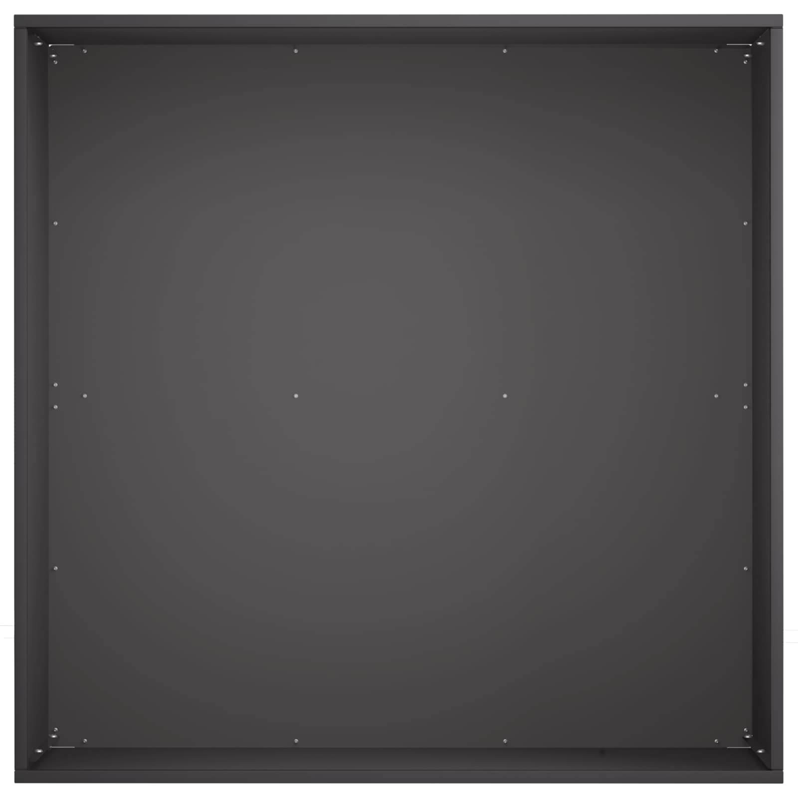 Vaso da giardino Nero 60 x 60 x 30 cm Acciaio laminato a freddo | homemem39