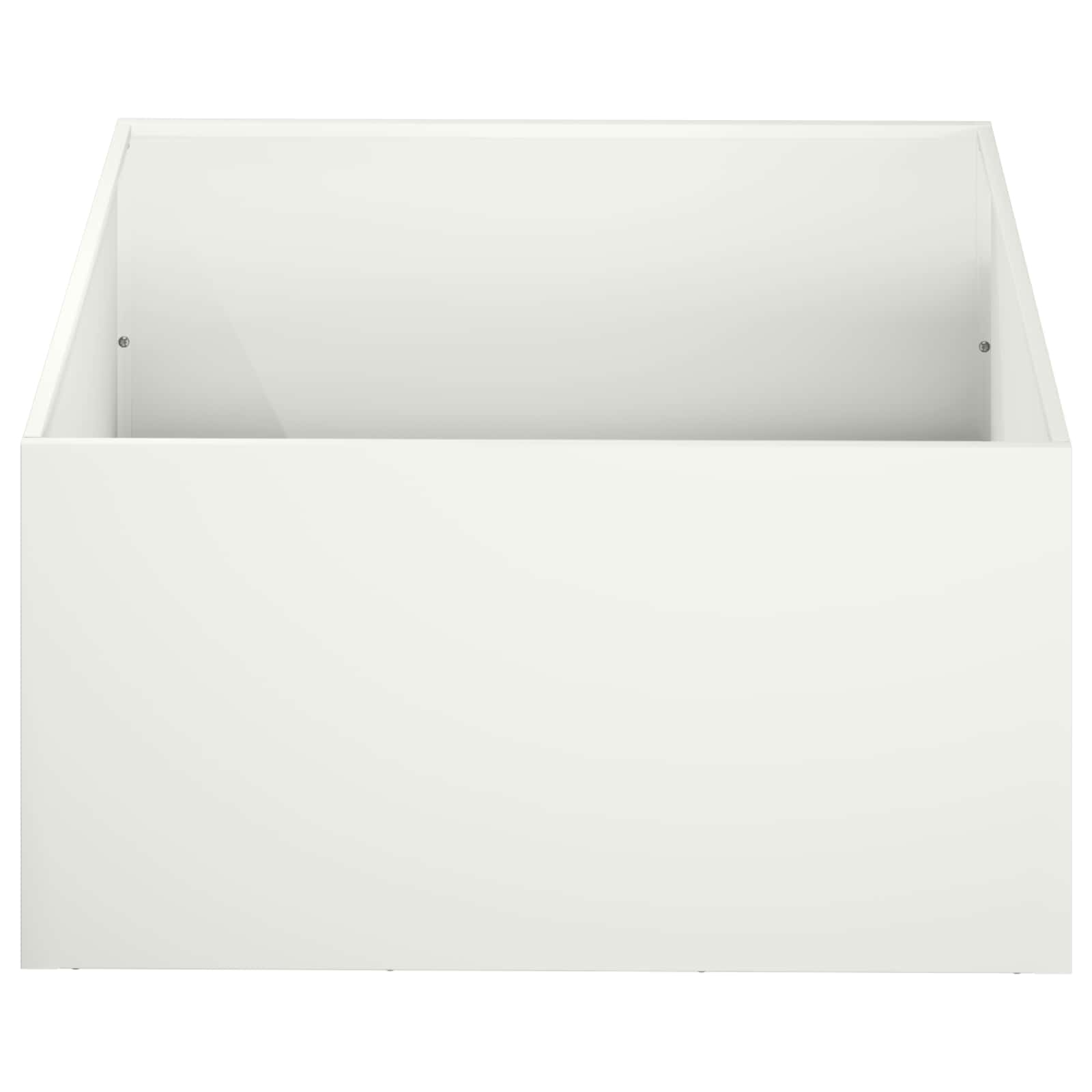 Vaso da giardino 2 pz Bianco 60 x 60 x 30 cm | homemem39