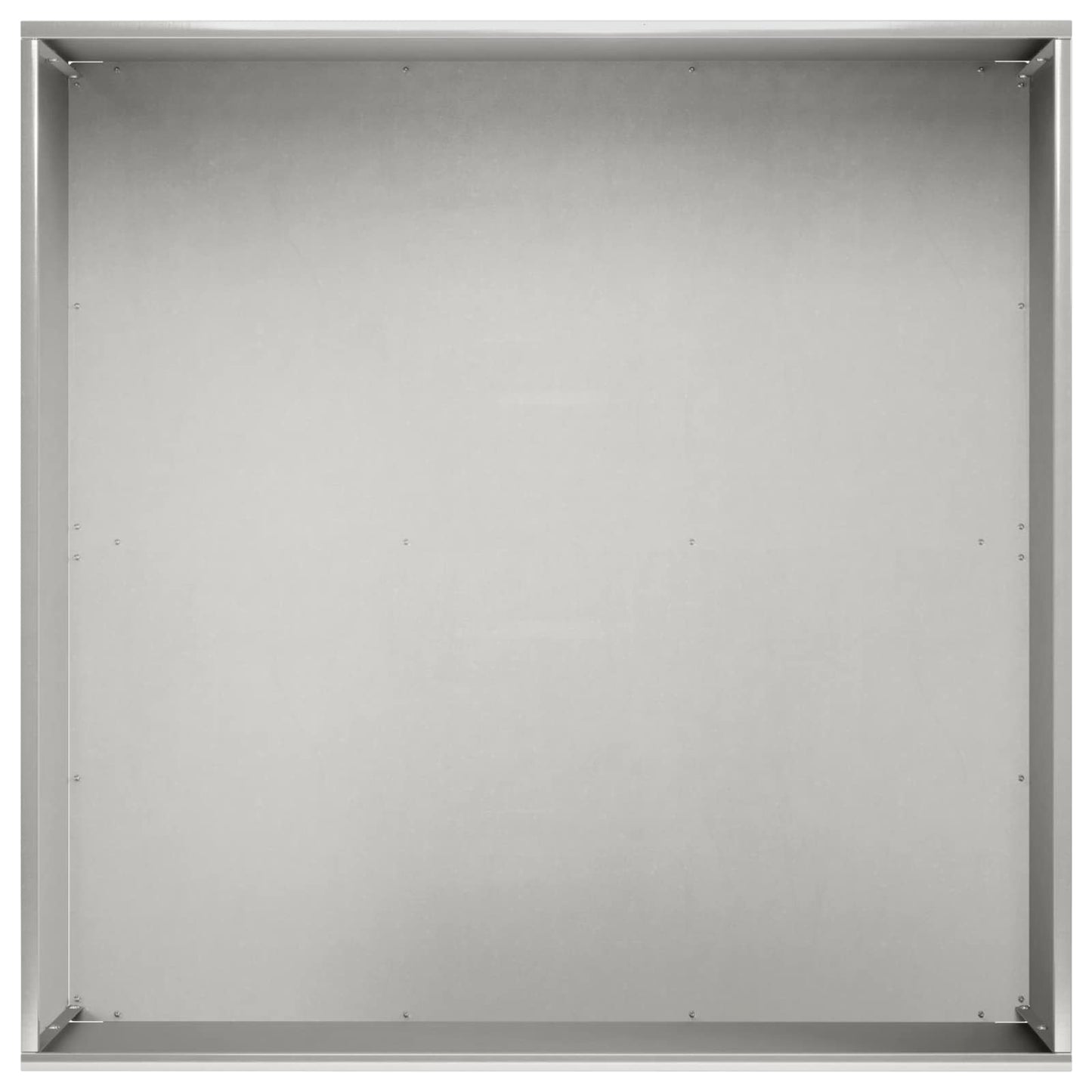 Vaso da giardino 2 pz Argento 60 x 60 x 30 cm Acciaio Inox | homemem39