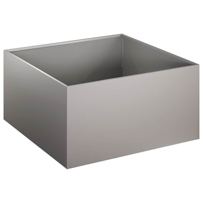 Vaso da giardino Ruggine 60 x 60 x 30 cm Acciaio Corten