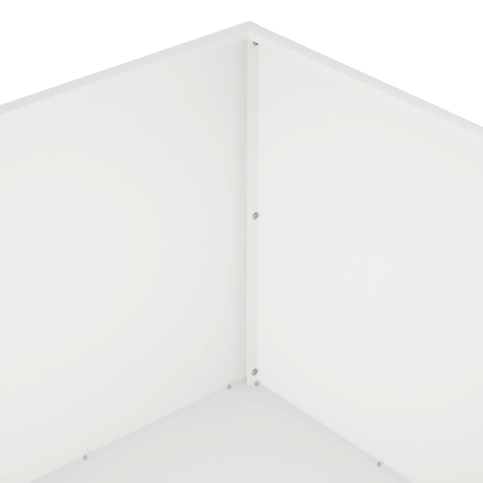 Vaso da giardino Bianco 80 x 80 x 40 cm | homemem39