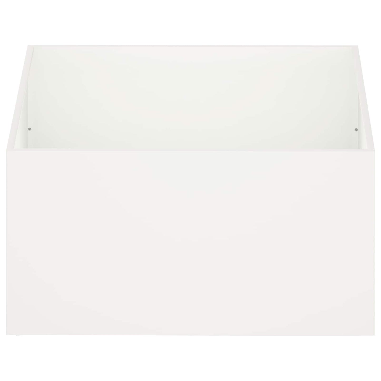 Vaso da giardino Bianco 80 x 80 x 40 cm | homemem39