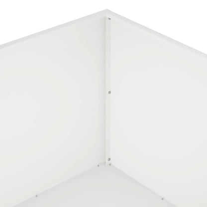 Vaso da giardino 2 pz Bianco 80 x 80 x 40 cm | homemem39