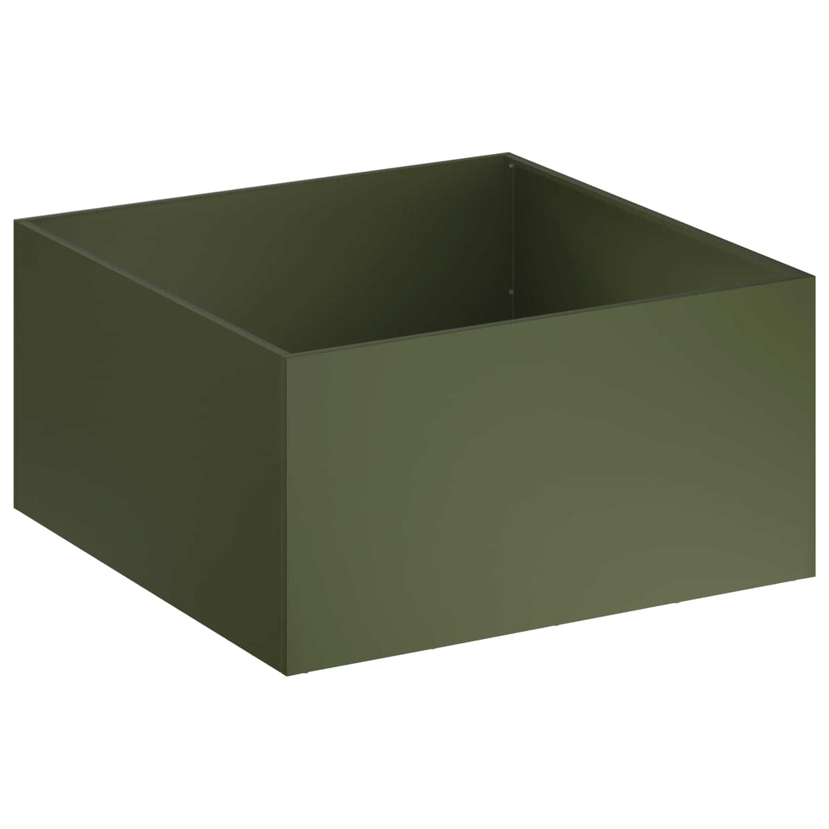 Vaso da giardino Verde Oliva 80 x 80 x 40 cm | homemem39