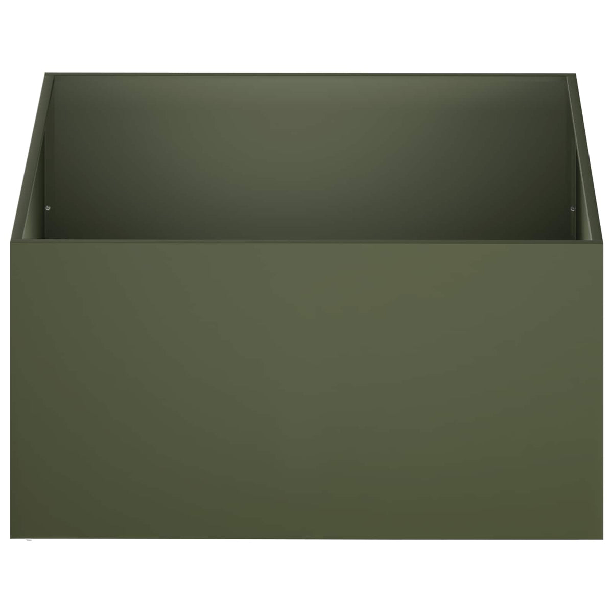 Vaso da giardino Verde Oliva 80 x 80 x 40 cm | homemem39